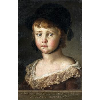 Portrait de Carlos Luis Alvarez de Sotomayor Y Melgarejo (1805-1841), à l'âge de deux ans by 
																	Vicente Lopez y Portana