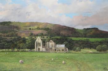 Valle Crucis Abbey by 
																	Clive Madgwick