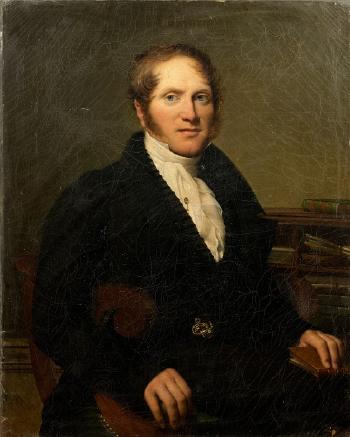 Portrait de Charles Billard; Portrait d’Angélique Lefebure, son épouse by 
																			Alexandre Jean Dubois Drahonet