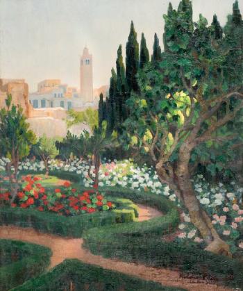 Sidi bou Saïd, jardin du Baron D'Erlanger by 
																	Micheline Cannaut-Utz