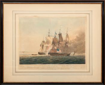 The Capture of the Chesapeake off Boston on the 1st of June, 1813 by 
																			Joseph Jeakes