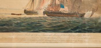 The Capture of the Chesapeake off Boston on the 1st of June, 1813 by 
																			Joseph Jeakes