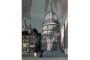 St Paul's by 
																	Edward Bawden