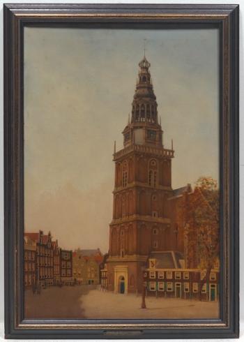 The Oude Kerk in Amsterdam by 
																			Frans Everbag