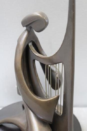 Harpist by 
																			Victor Halvani
