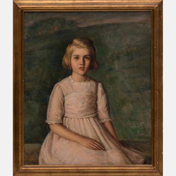Portrait of Margaret Hildt by 
																			Harry Farlow