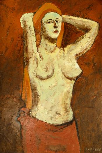 Nude figure by 
																			Claire V Dorst
