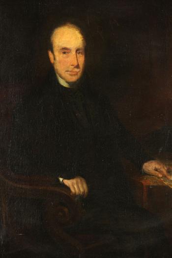 Portrait of a clergyman by 
																			G Grenville Manton