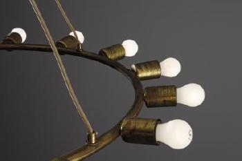 Early ceiling light, model no. S 00106 by 
																			Gino Sarfatti