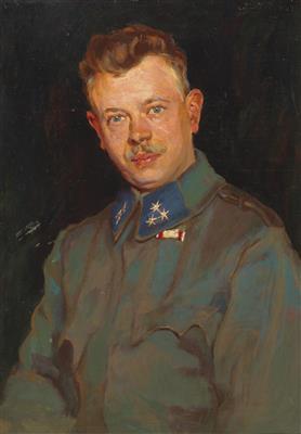 Bildnis eines Zugsführers der k. k. Armee by 
																	Bela Rabcskay