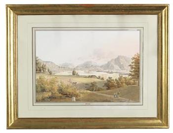Salzburg: A Panoramic View of Maria Plain by 
																			Carl Rahl