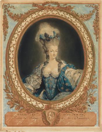 Marie Antoinette d'Autriche, Reine de France et de Navarre by 
																	Jean Francois Janinet