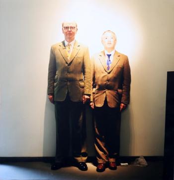 Gilbert et George - Sire, sir and cire. Printemps 1998 by 
																	Herve Saint-Helier