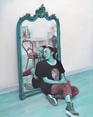 The Marriage of Flowers in the Mirror No.4 by 
																	 Pang Maokun