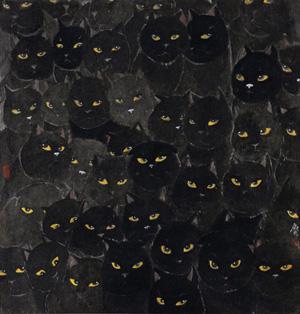 Cats in the Dark by 
																	 Wang Geng