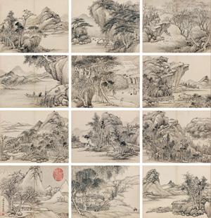 Landscape by 
																	 Fu Chang'an