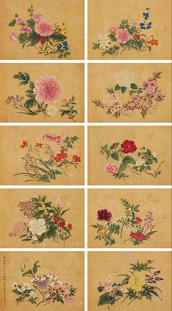 Flowers by 
																	 Cao Zhenxiu