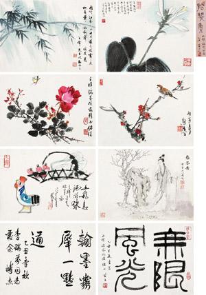 Album of Painting and Calligraphy by 
																	 Yu Feng