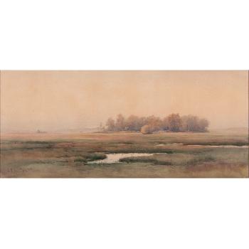 Landscape of a Fen by 
																			Samuel Peter Rolt Triscott