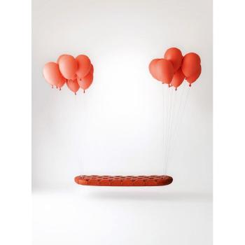 Banquette mobile ovale Balloon bench by 
																			Satoshi Itasaka