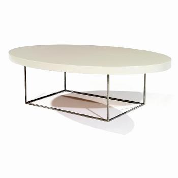 Table basse ovale by 
																	Rene Jean Caillette