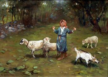 The Young Goat Herder by 
																	Giovanni Sanvitale