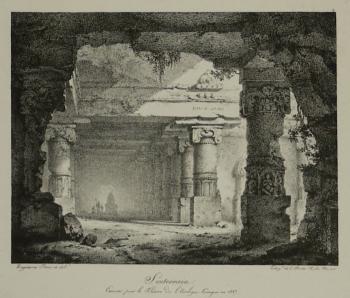 Souterrain exécuté pour l’Ambigu-comique en 1817. Citerne en ruine à Montmartre by 
																			Louis Jacques Mande Daguerre