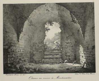 Souterrain exécuté pour l’Ambigu-comique en 1817. Citerne en ruine à Montmartre by 
																			Louis Jacques Mande Daguerre