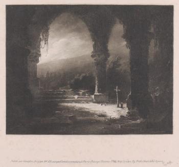 Un Clair de lune by 
																			Louis Jacques Mande Daguerre