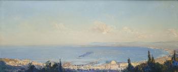 Vue panoramique de la baie d’Alger by 
																	Pierre Faget-Germain