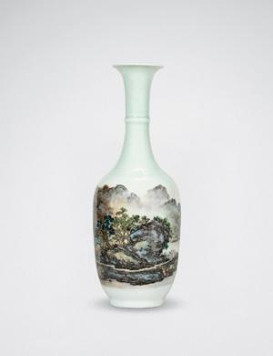 A Vase by 
																	 Wang Pingsun