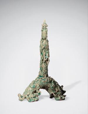 A Sculpture by 
																	 Zhong Rurong