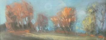 Bäume an einer Straße im Herbstlicht by 
																			Gunther Rechn