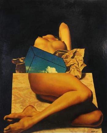 Reclining nude by 
																			Andrey Lekarski