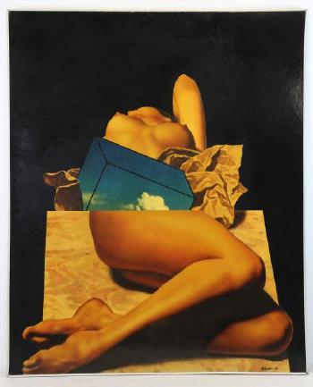 Reclining nude by 
																			Andrey Lekarski