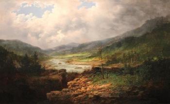 North Carolina mountains by 
																			William C A Frerichs