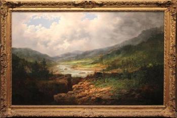 North Carolina mountains by 
																			William C A Frerichs