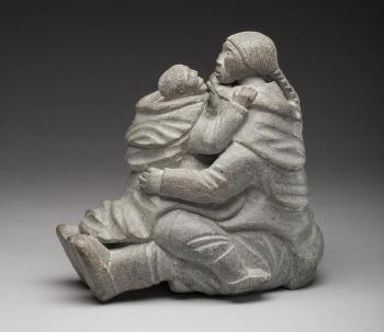 Mother and Child by 
																			Thomasie Angutigirk