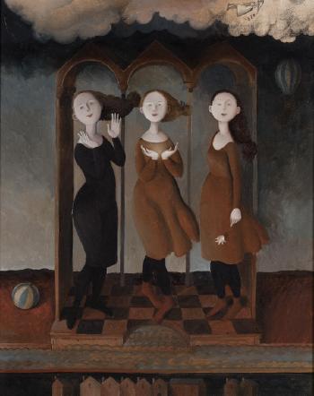 The Three Graces by 
																	Maria Czok