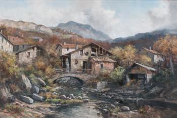 Baite in montagna by 
																	Ercole Magrotti