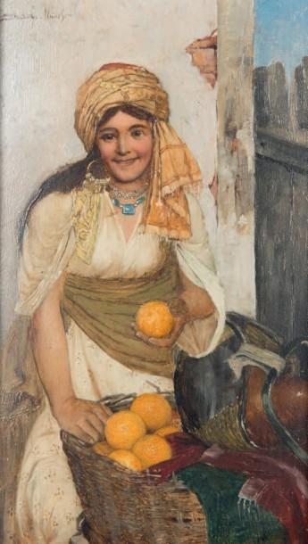 La petite vendeuse d’oranges by 
																	Daniel Israel