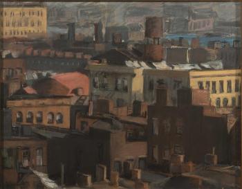 New york scenes by 
																			Ethel Louise Paddock