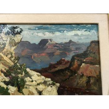 A Bit of Grand Canyon by 
																			Elliott Daingerfield