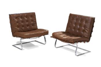 Fauteuils dits Tugendhat by 
																	 Knoll International