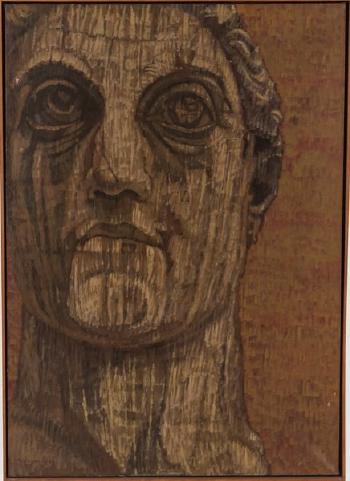 Giant head of Constantine by 
																			Sigmund Pollitzer