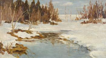 Winterlandschaft by 
																	Anna Nikolaevna Karinskaya