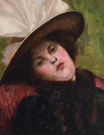 Portrait of Clara by 
																	Alice Marian Ellen Bale