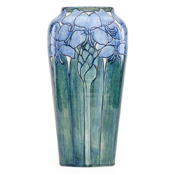 Early vase with butterfly ginger flowers by 
																			Harriet C Joor