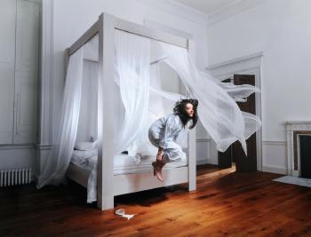 Bedroom (from the series: In Between) by 
																	Julia Fullerton-Batten