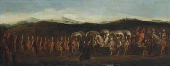 The Procession of Sultan Ahmed III (R. 1703-30) by 
																	Jan Baptiste Vanmour